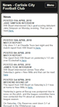 Mobile Screenshot of carlislecityfc.com
