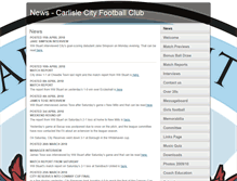 Tablet Screenshot of carlislecityfc.com